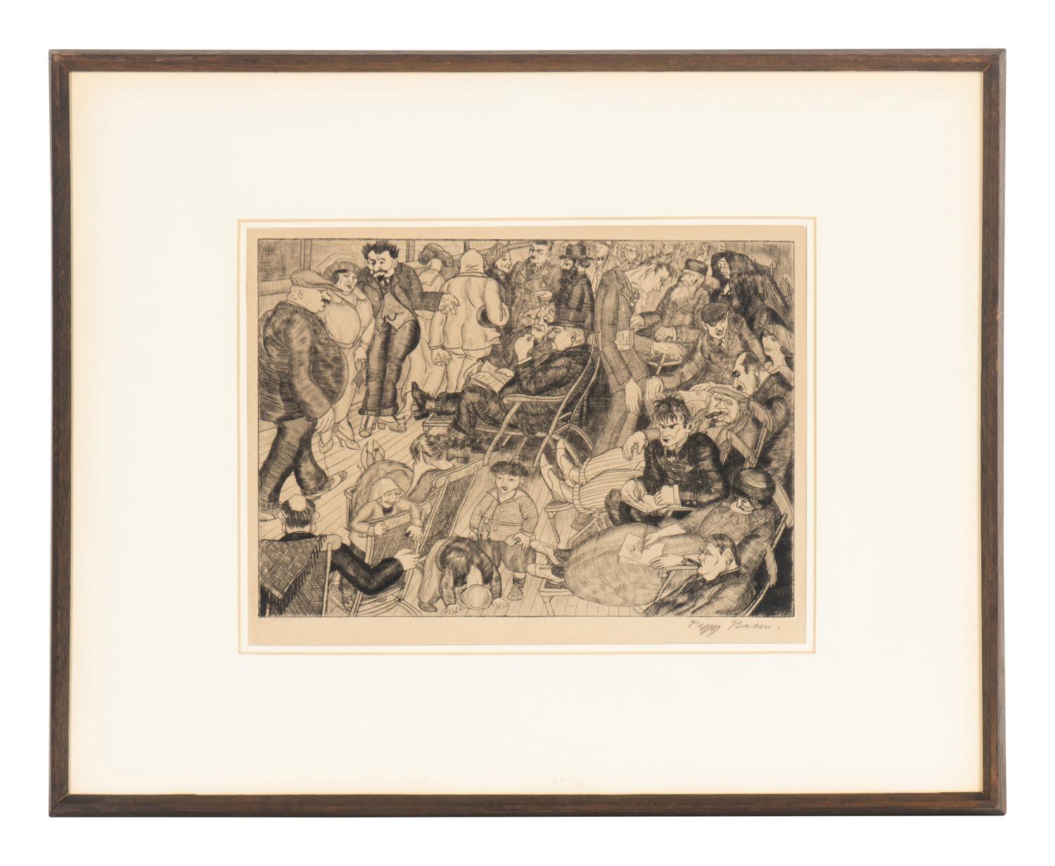 The Promenade Deck (from Six American Etchings ), 1920