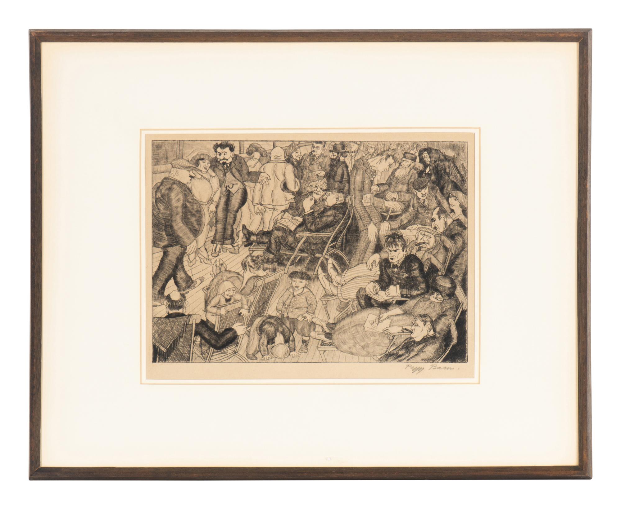 The Promenade Deck (from Six American Etchings ), 1920