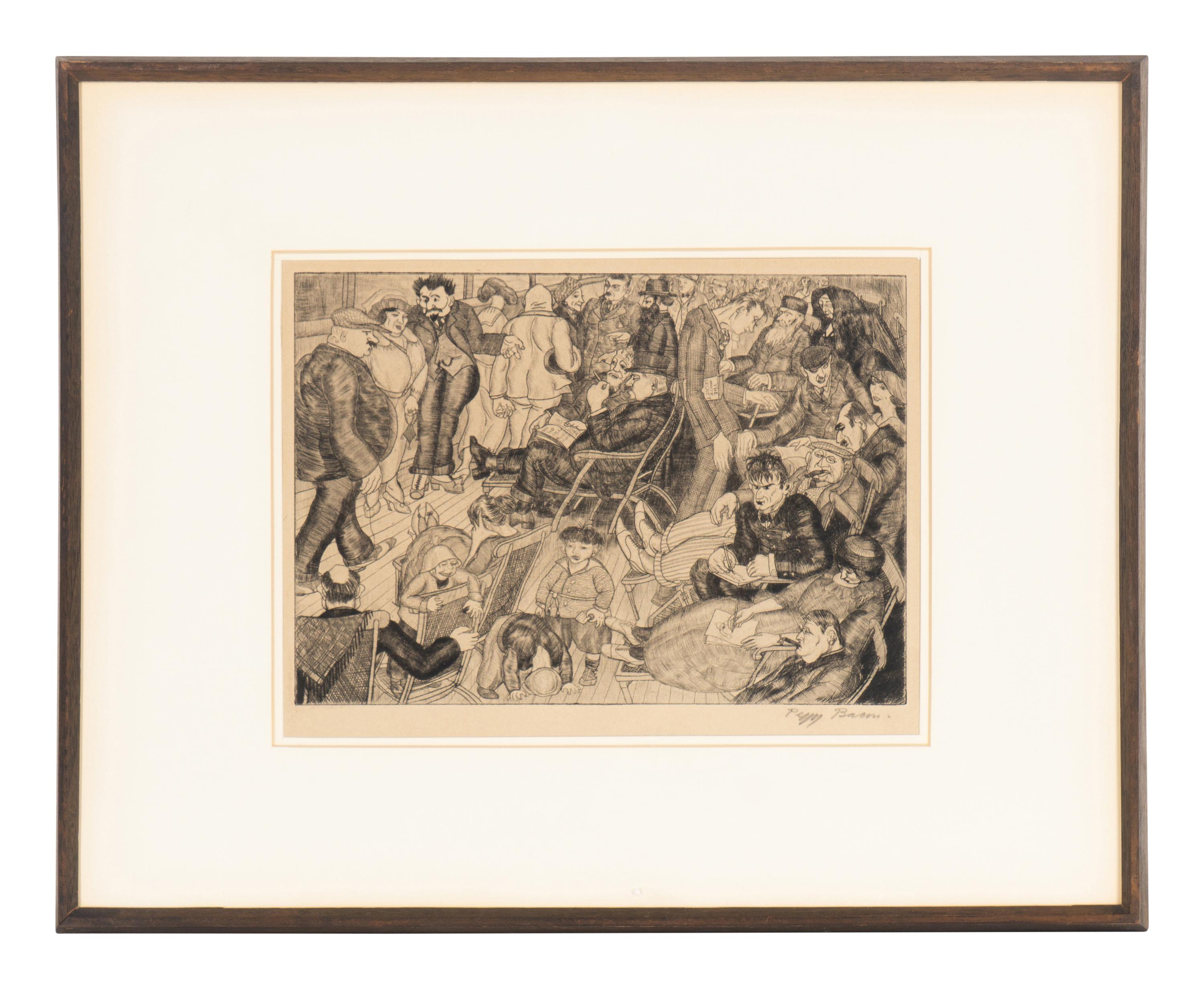 The Promenade Deck (from Six American Etchings ), 1920