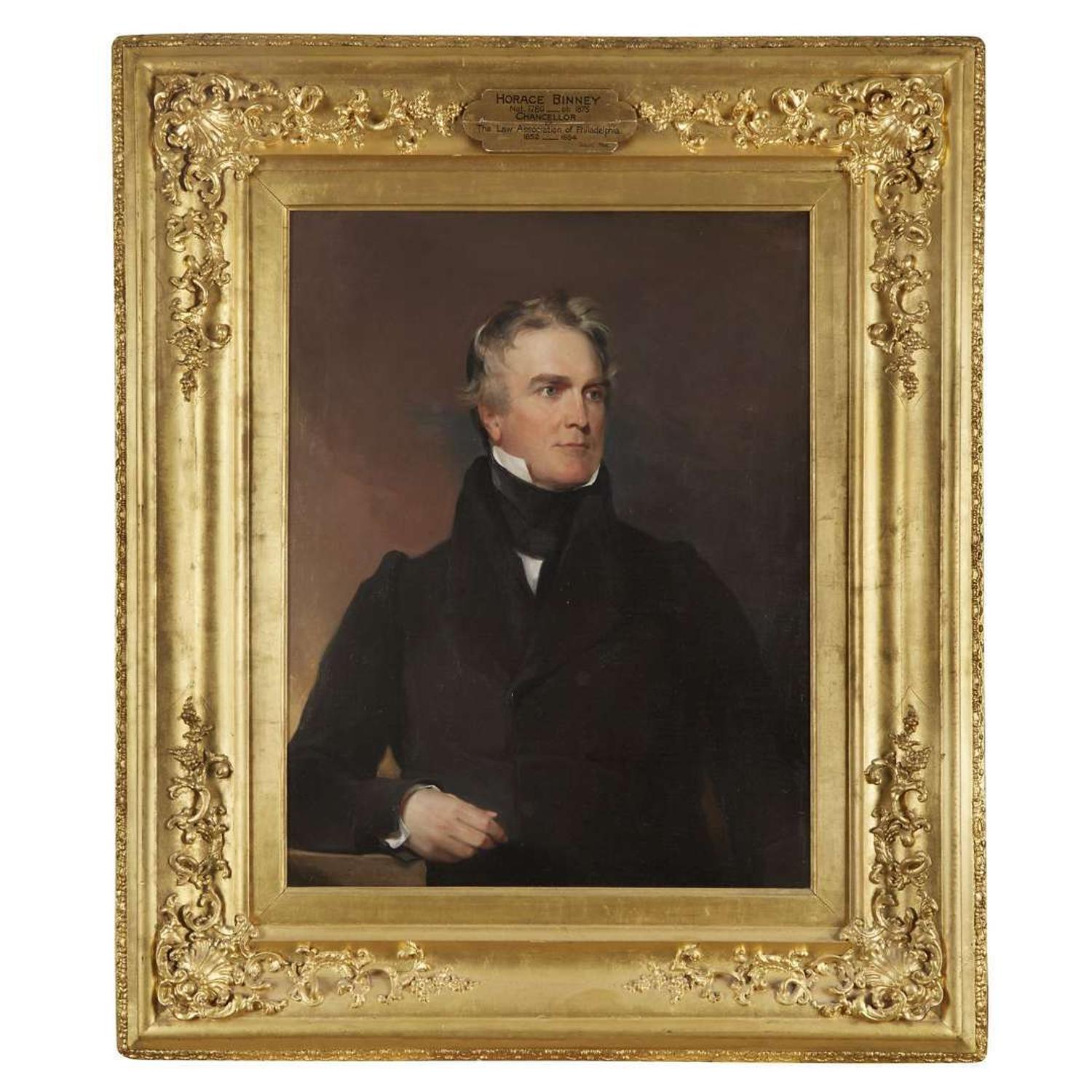 Thomas Sully (1783-1872) Portrait of Horace Binney (1780-1875), 1833