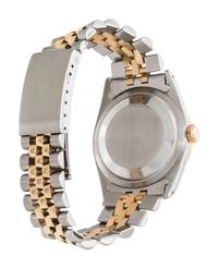 ROLEX, REF. 16233 STAINLESS STEEL AND 18K YELLOW GOLD 'OYSTER PERPETUAL DATEJUST' WRISTWATCH, CIRCA 1990