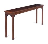 A Chinese Chippendale Style Mahogany Sofa Table