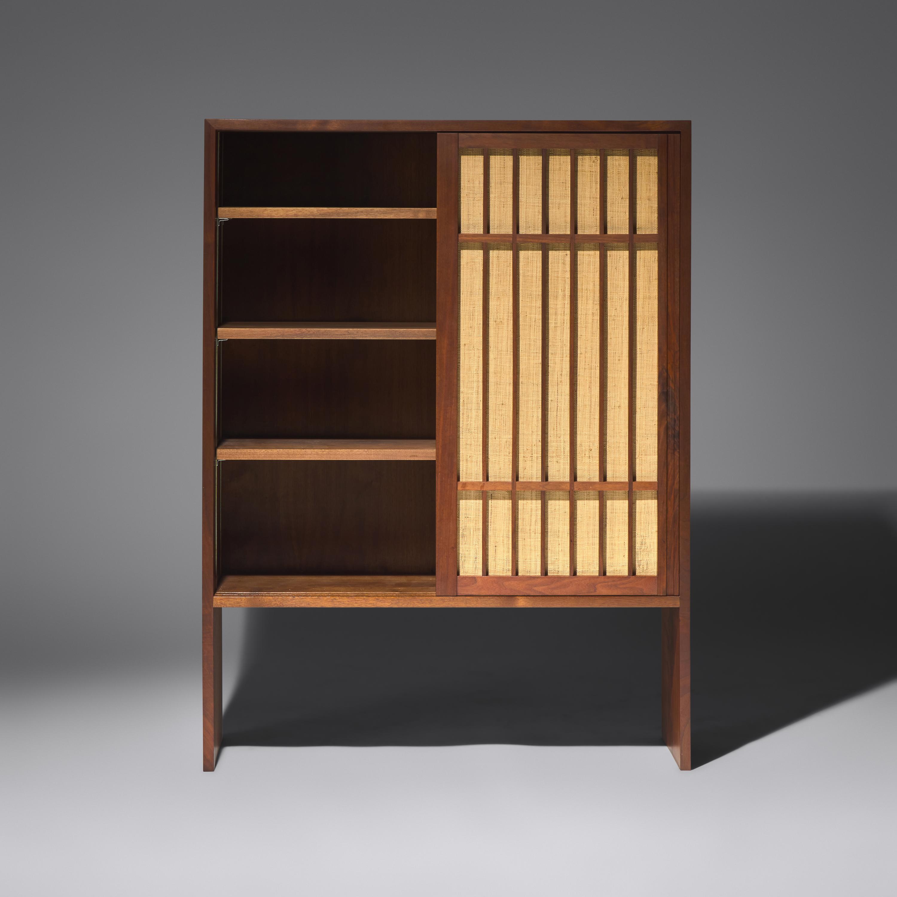 George Nakashima (American, 1905–1990) — Two-door Hutch Cabinet, c. 1970