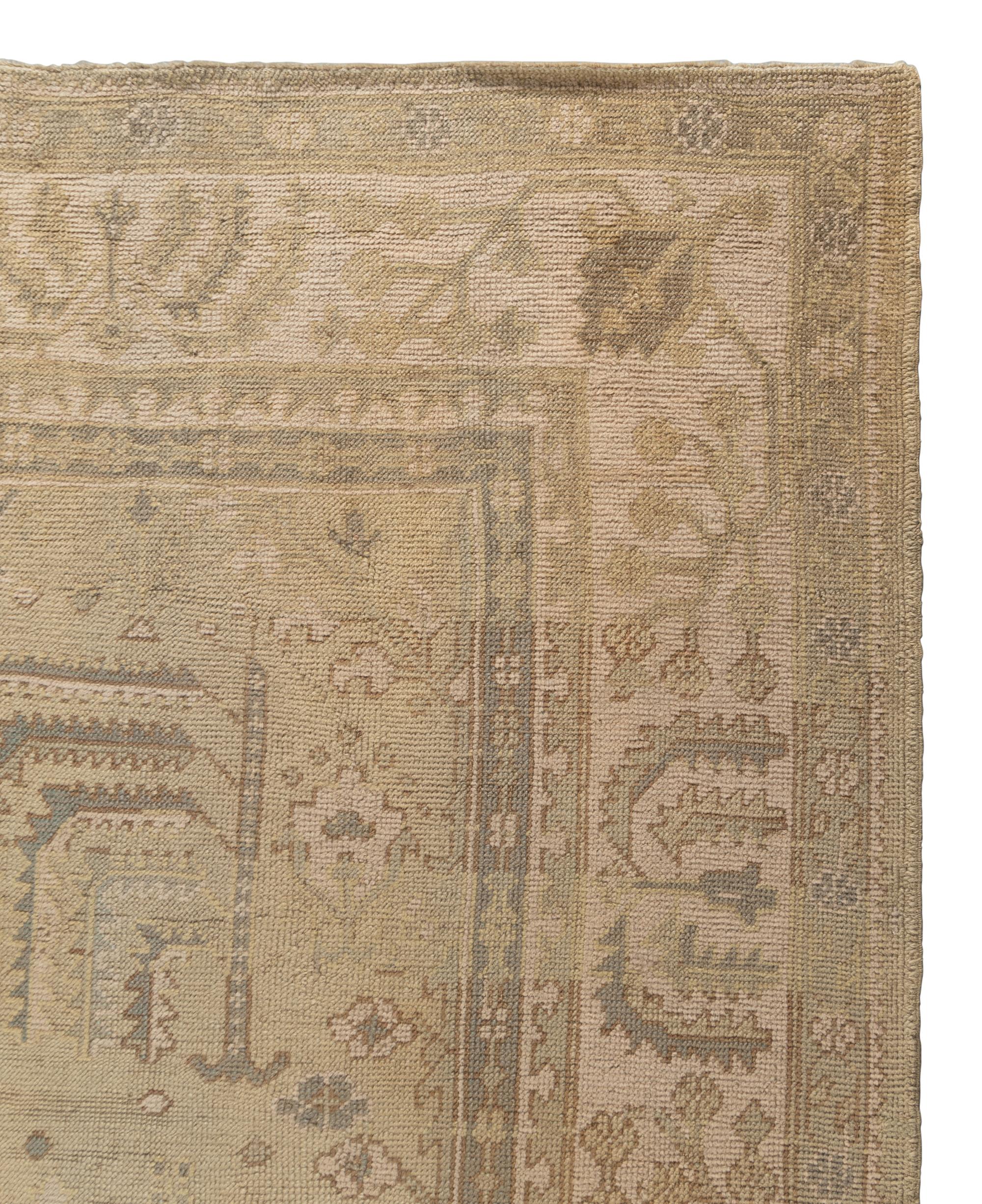 An Oushak Rug