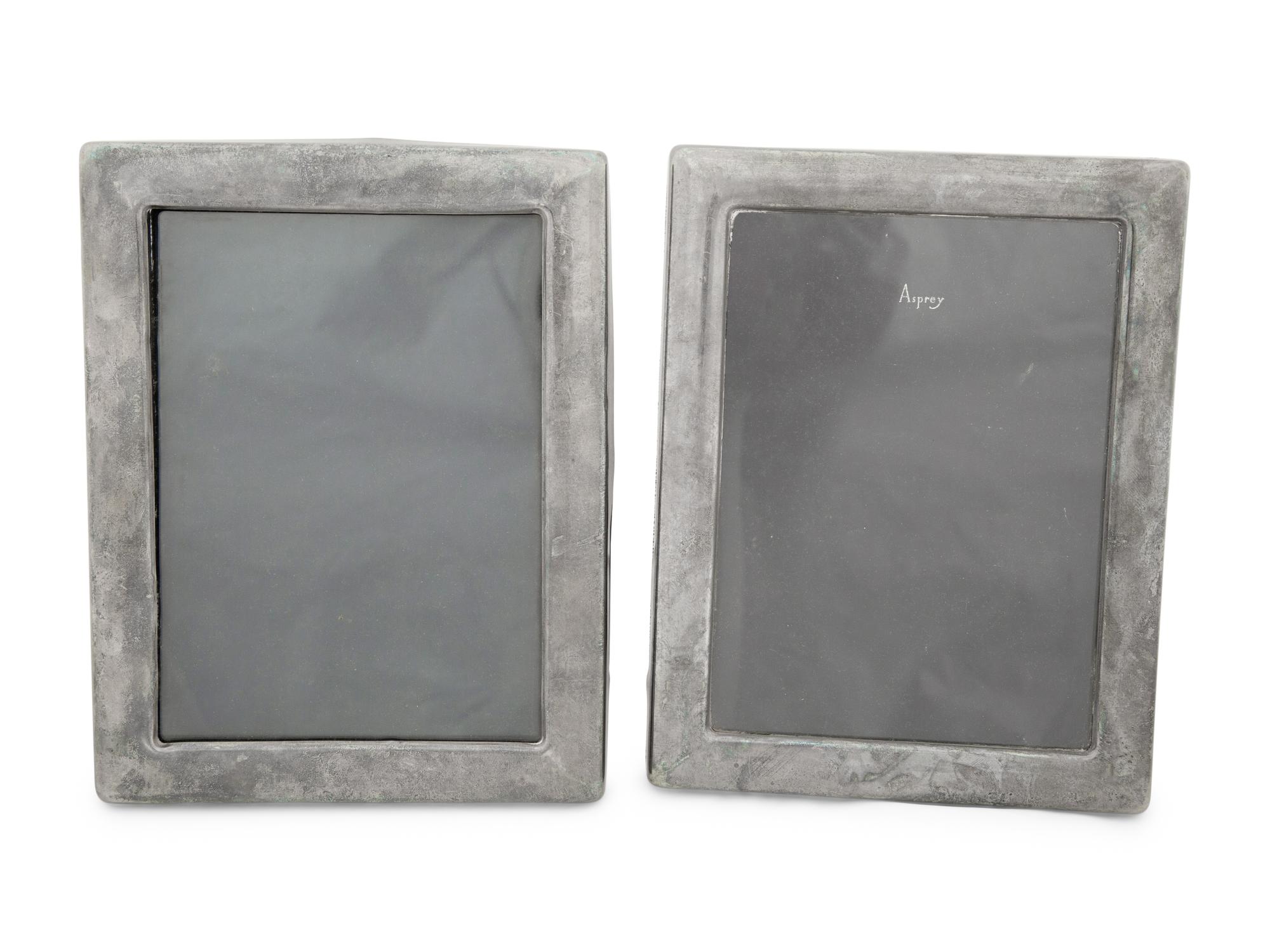 Five English Silver Picture Frames