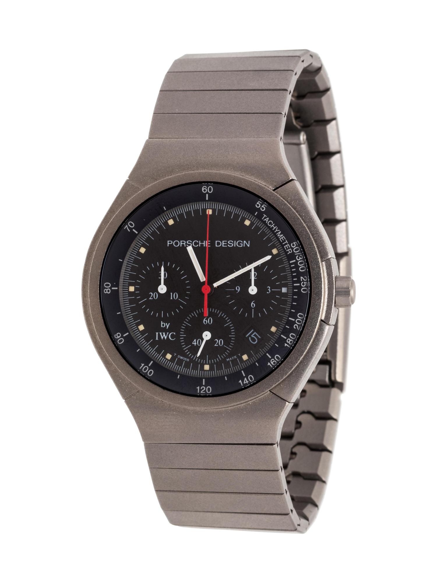 A Titanium 'Chronograph' Wristwatch, IWC for Porsche Design,
