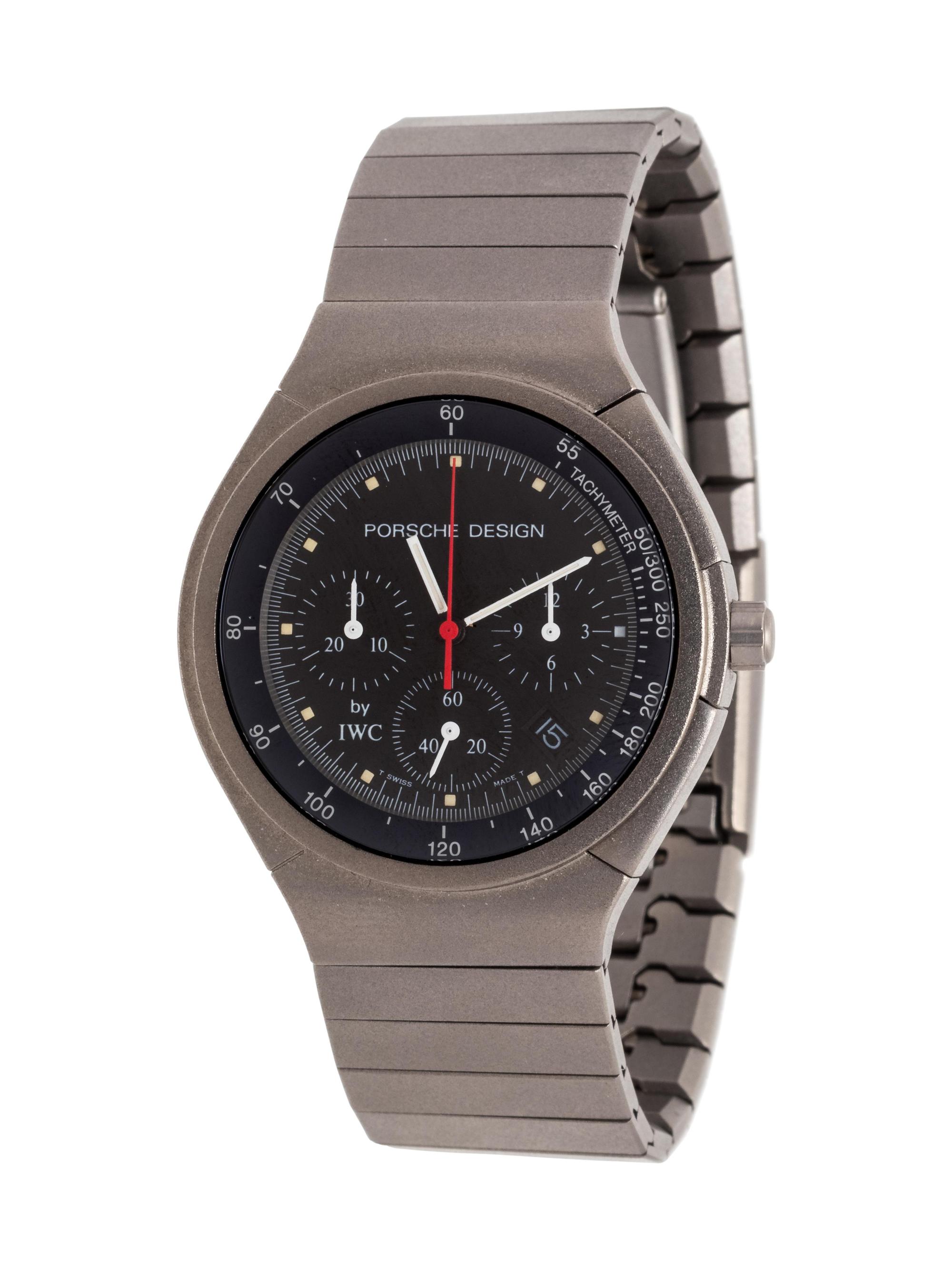 A Titanium 'Chronograph' Wristwatch, IWC for Porsche Design,