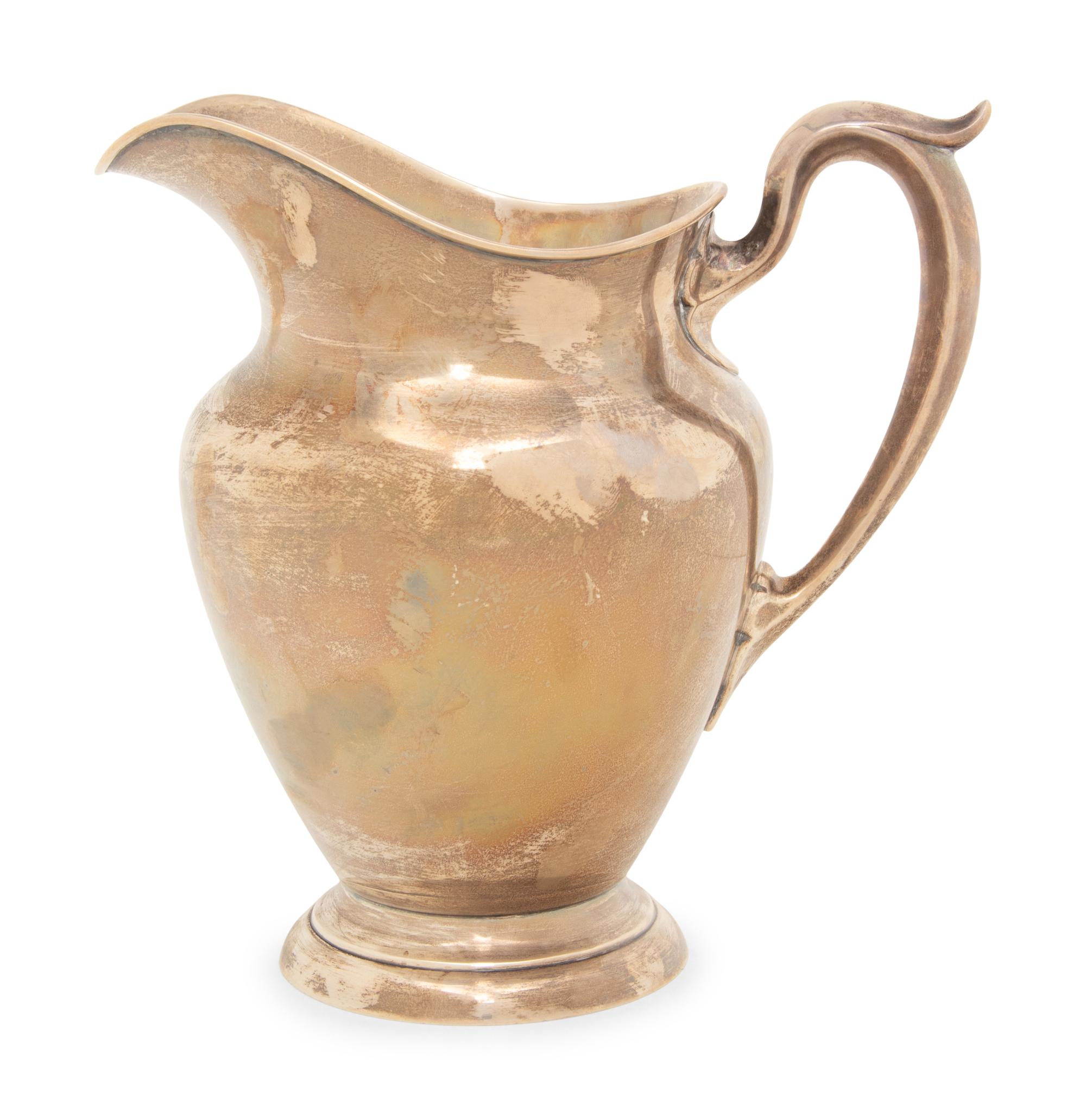 An American Silver Pitcher