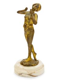 A Gilt Bronze Figure