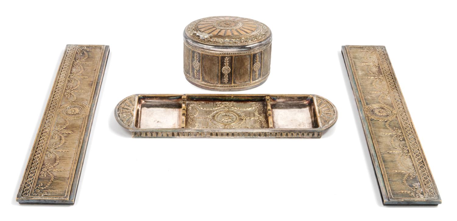 Tiffany Studios, EARLY 20TH CENTURY, a group of four desk articles