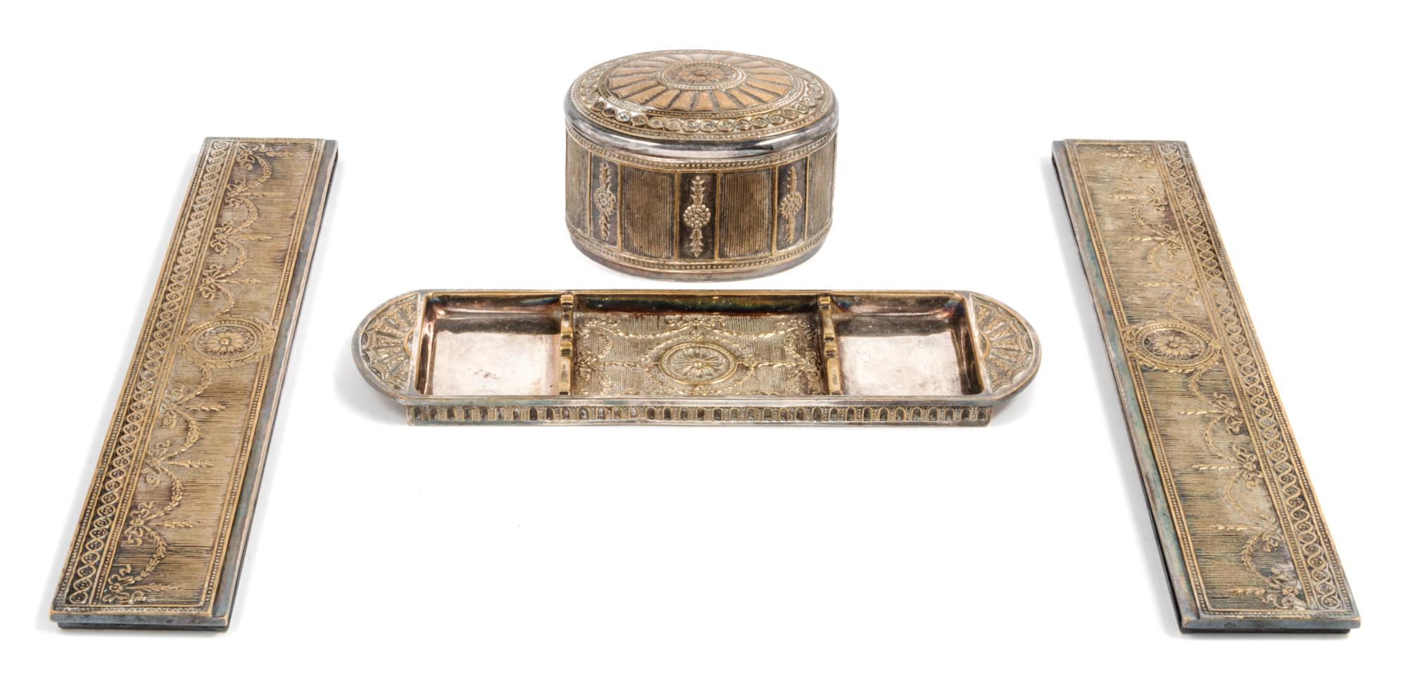 Tiffany Studios, EARLY 20TH CENTURY, a group of four desk articles