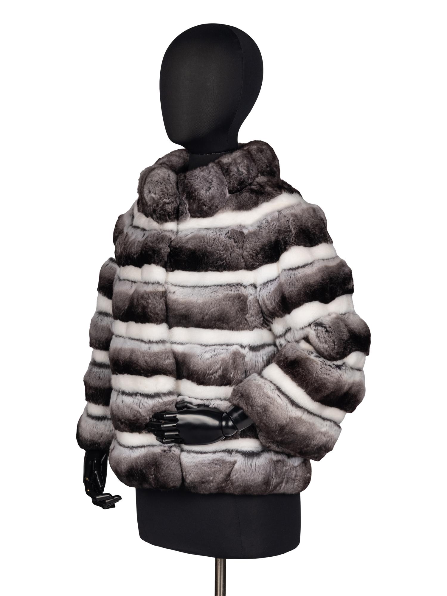 Gorski Chinchilla and Mink Jacket