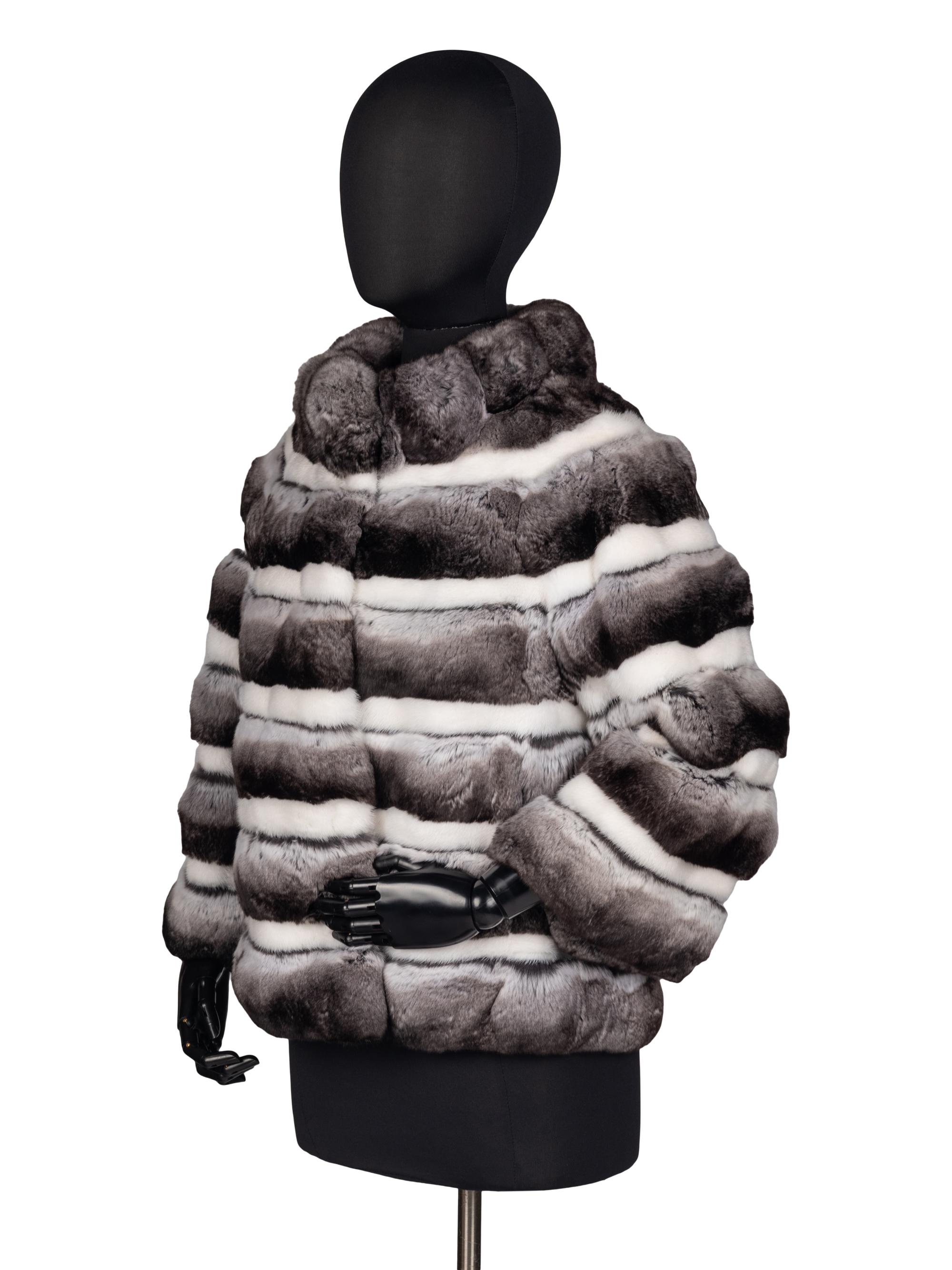 Gorski Chinchilla and Mink Jacket