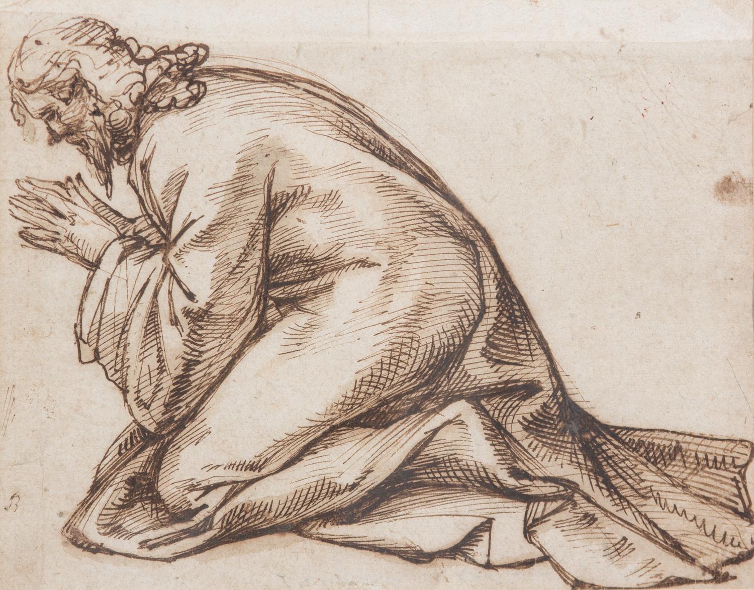 Kneeling Man at Prayer
