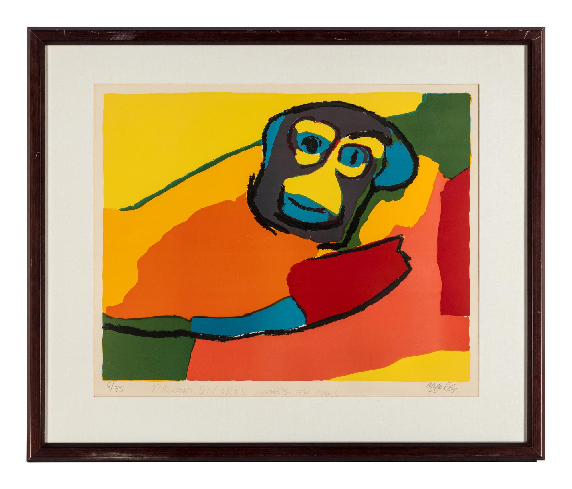 Faces (two prints), 1969