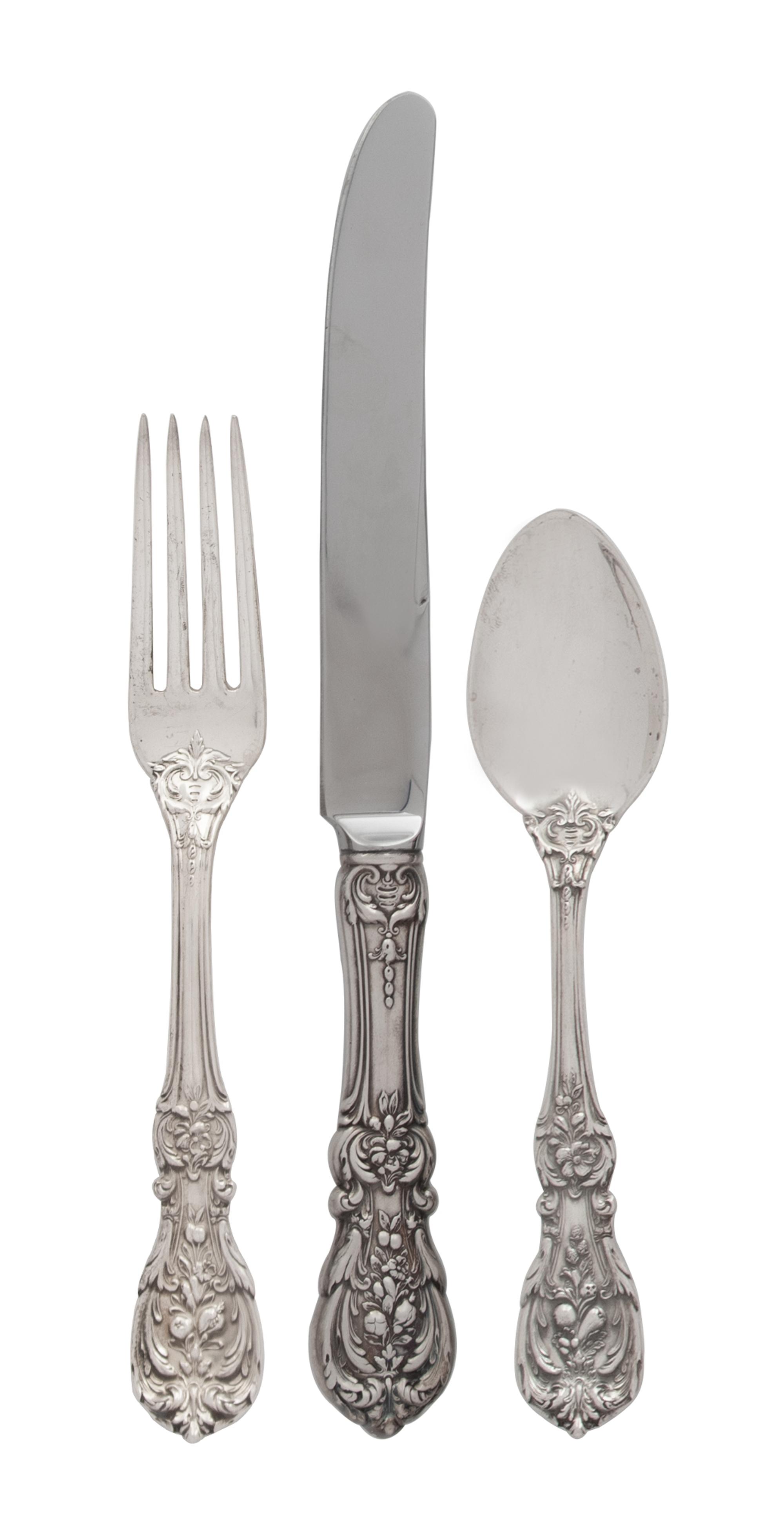 An American Sterling Silver Flatware Service