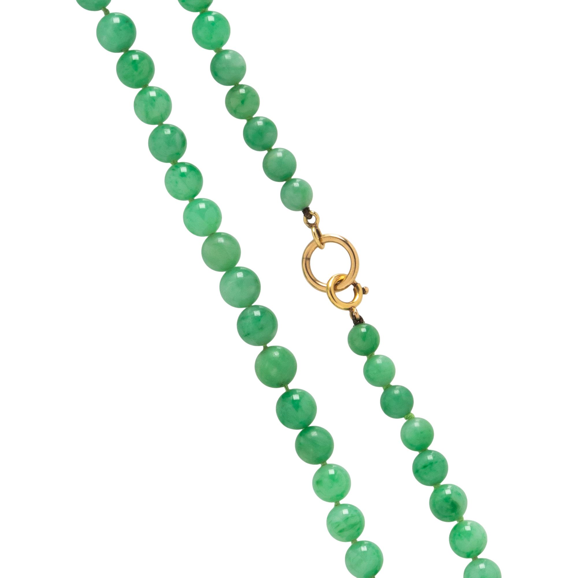 JADE BEAD NECKLACE