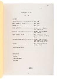 [ENTERTAINMENT]. Wizard of Oz early draft script, January and February 1939.