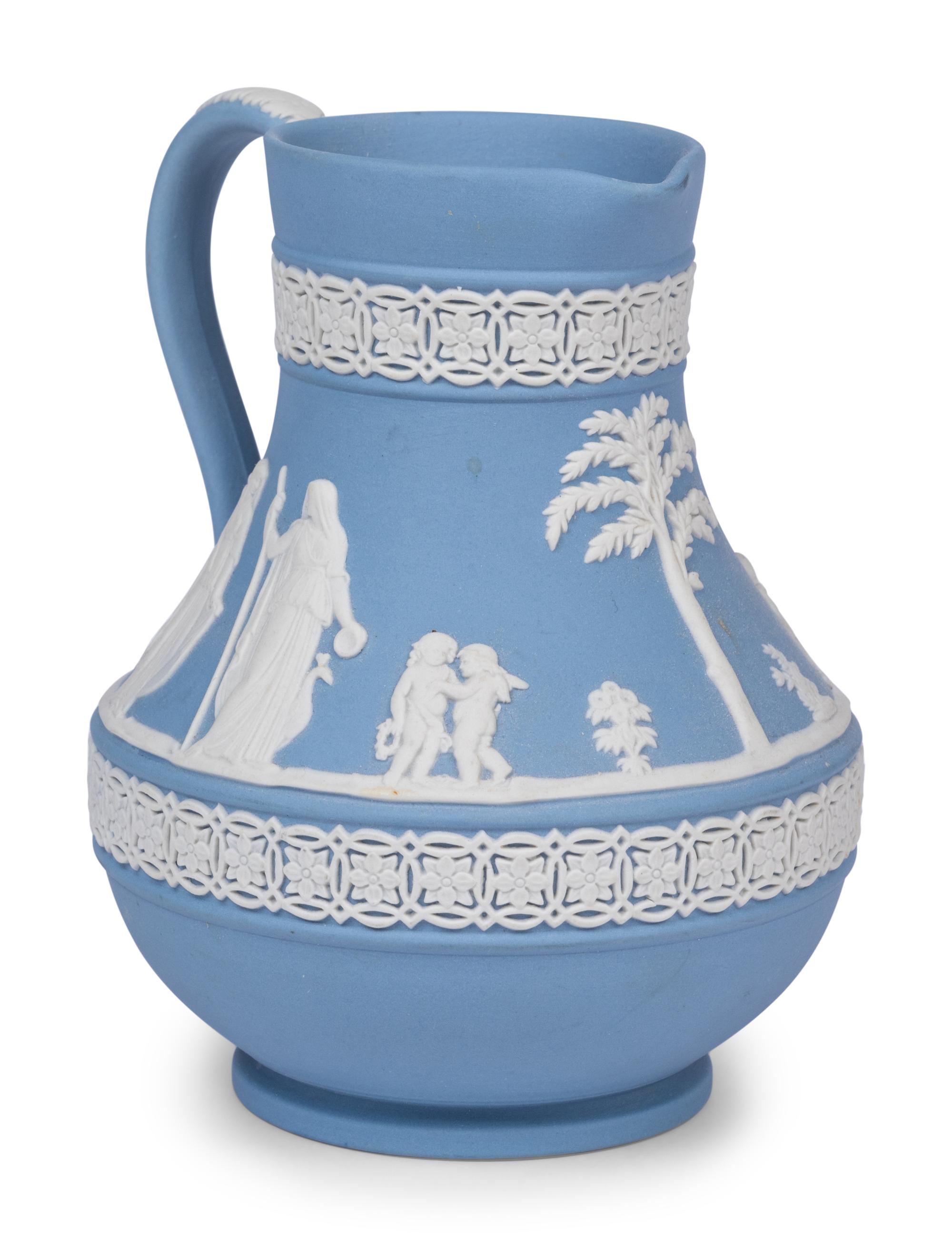 A Wedgewood Jasperware Pitcher
