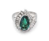 Alexandrite and Diamond Ring