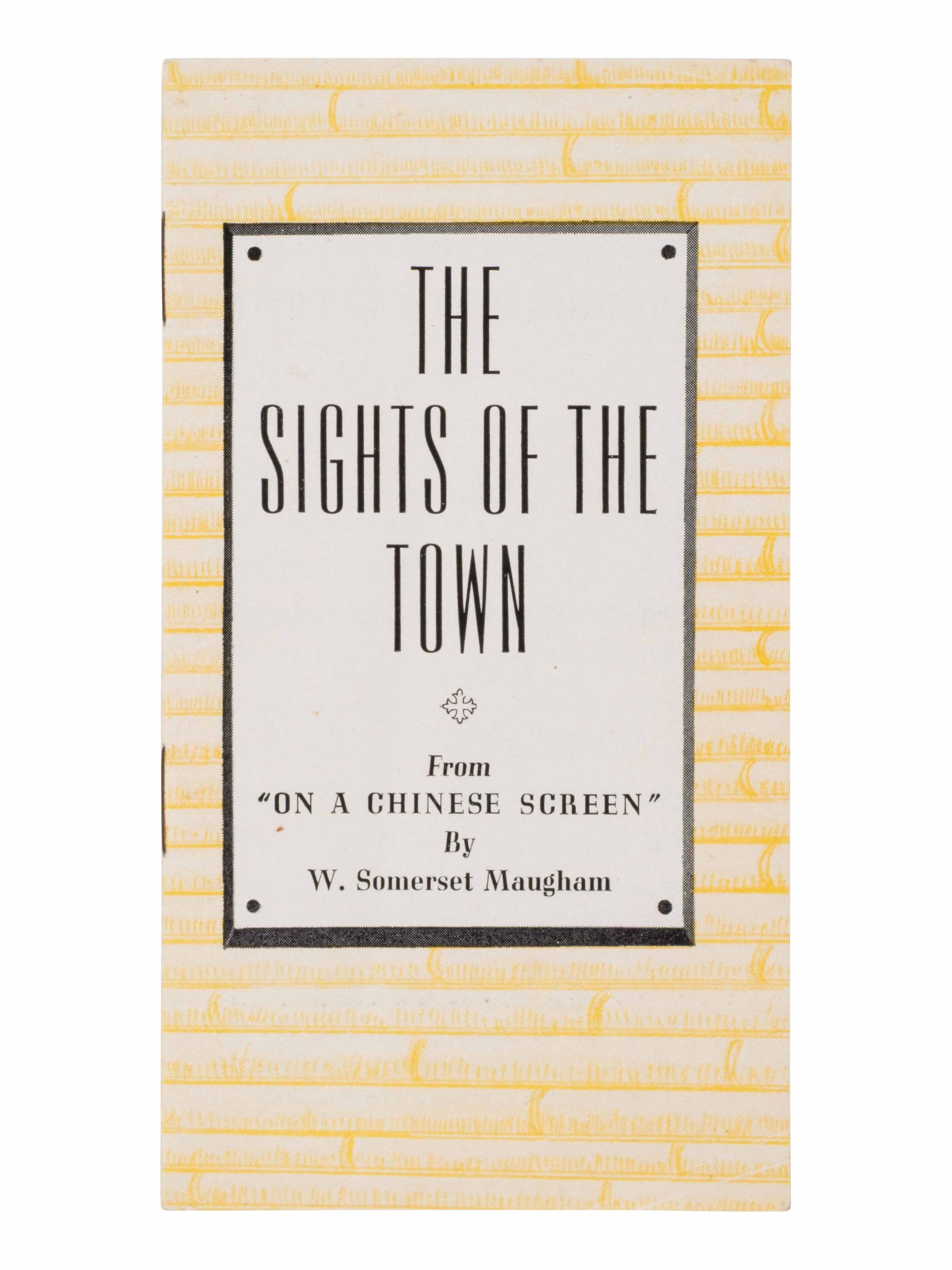 [Literature] Maugham, W. Somerset. Group of 46 Assorted Works