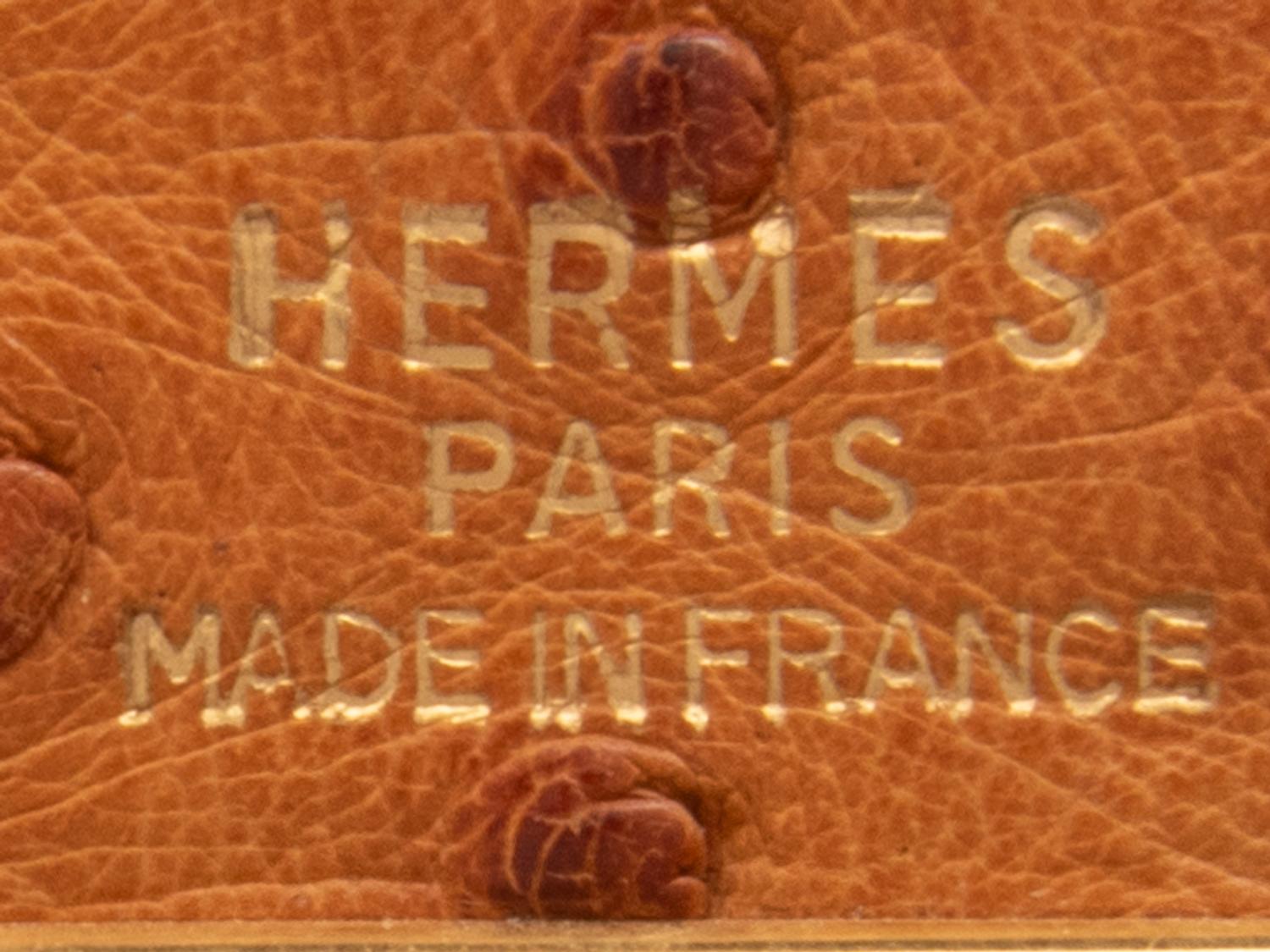 Hermès Ostrich Kelly 32 with Strap
