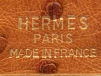 Hermès Ostrich Kelly 32 with Strap