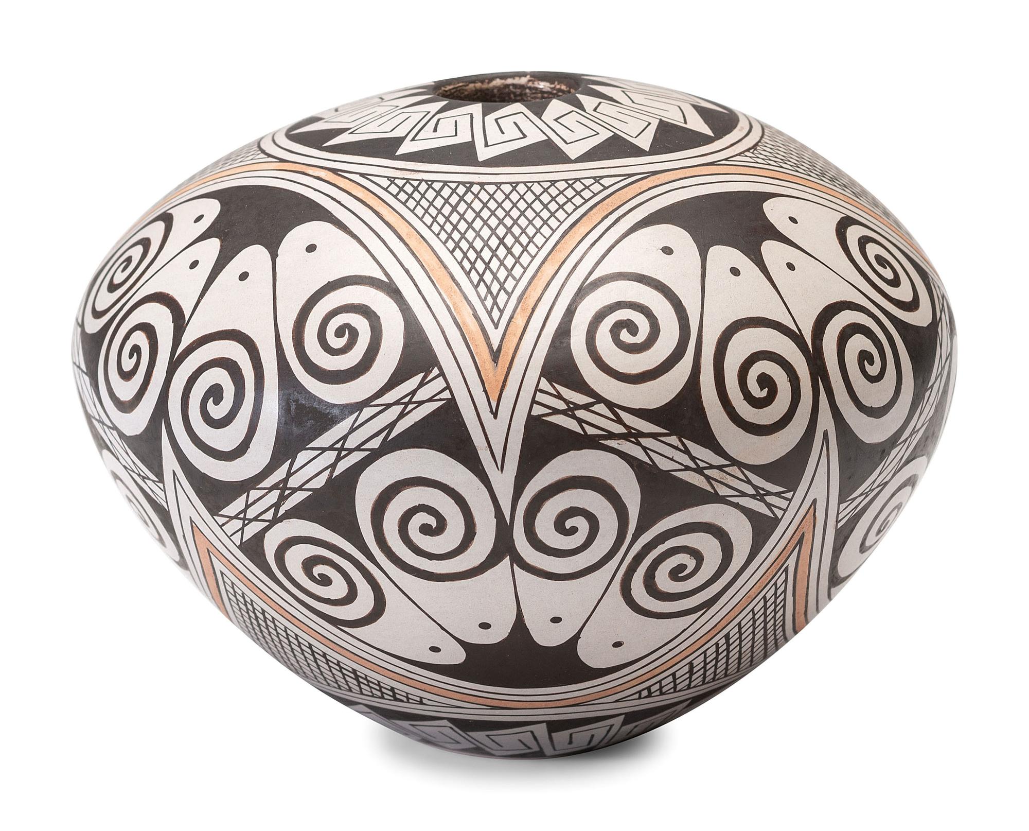 Polychrome Seed Jar