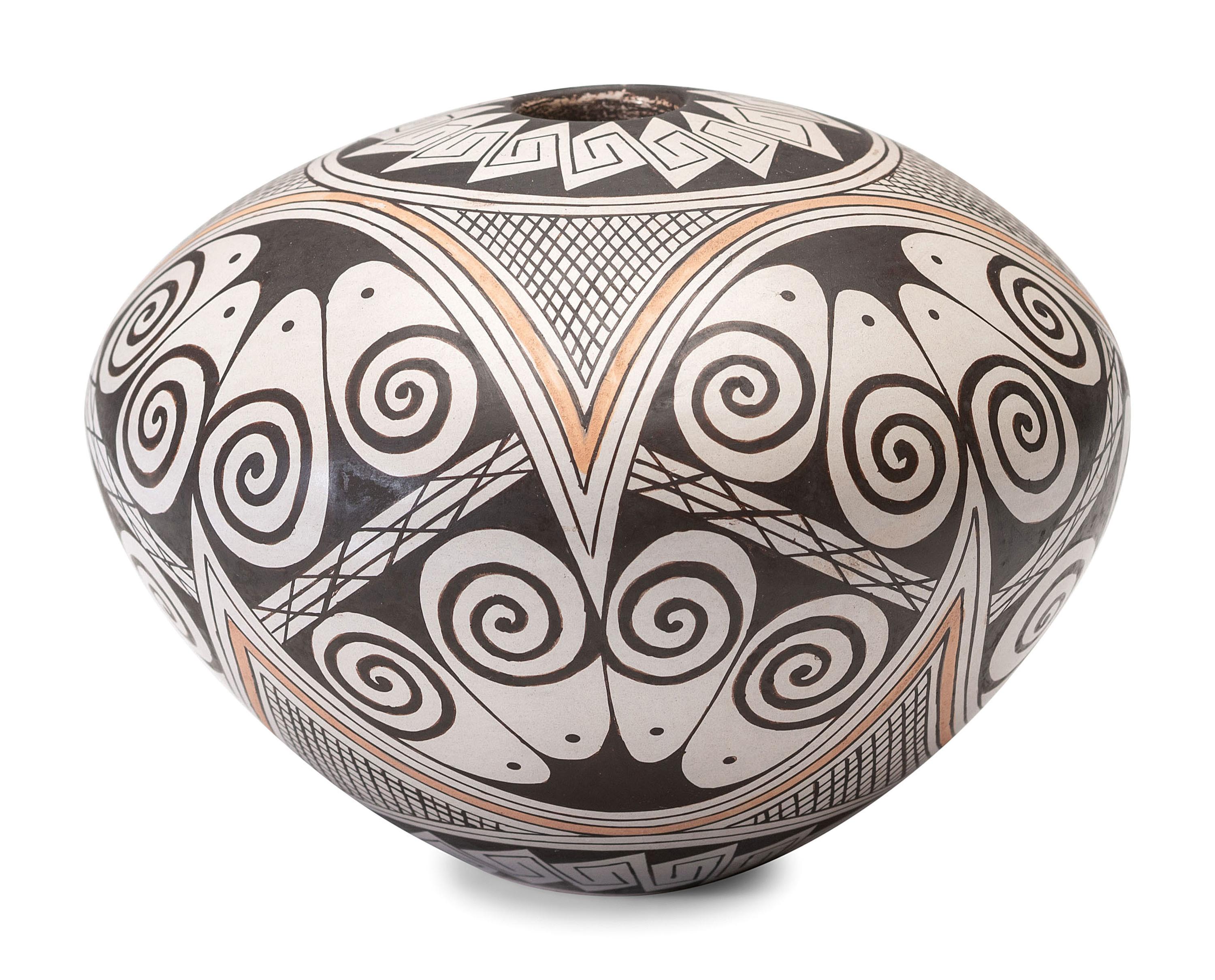 Polychrome Seed Jar