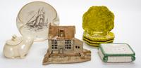 A Collection of Ceramic Table Articles Diameter of first 6 1/8 inches. — SECOND HALF 20TH CENTURY