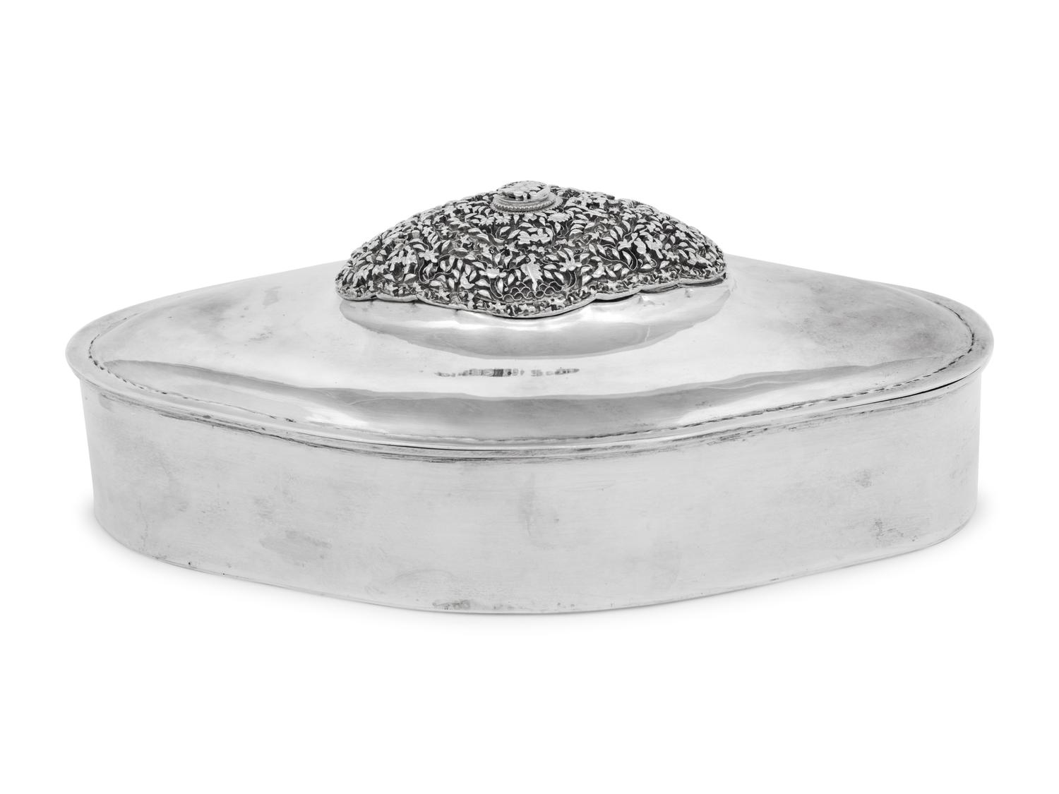 Two Mexican Silver Table Articles