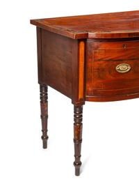 A George III Marquetry and Mahogany Sideboard