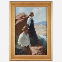 Frank Tenney Johnson (American, 1874–1939) Shadow of the Ledge