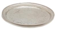 An American Silver Circular Serving Tray, Garret Forbes, New York, NY, 19th Century, having etched decoration