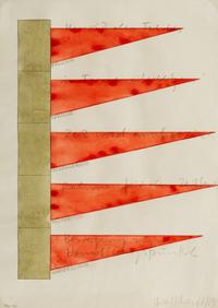 Franz Erhard Walther, (German, b. 1939), Werkzeichnung #28, 1968-1970
