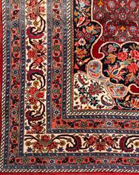 A Meshed Wool Rug