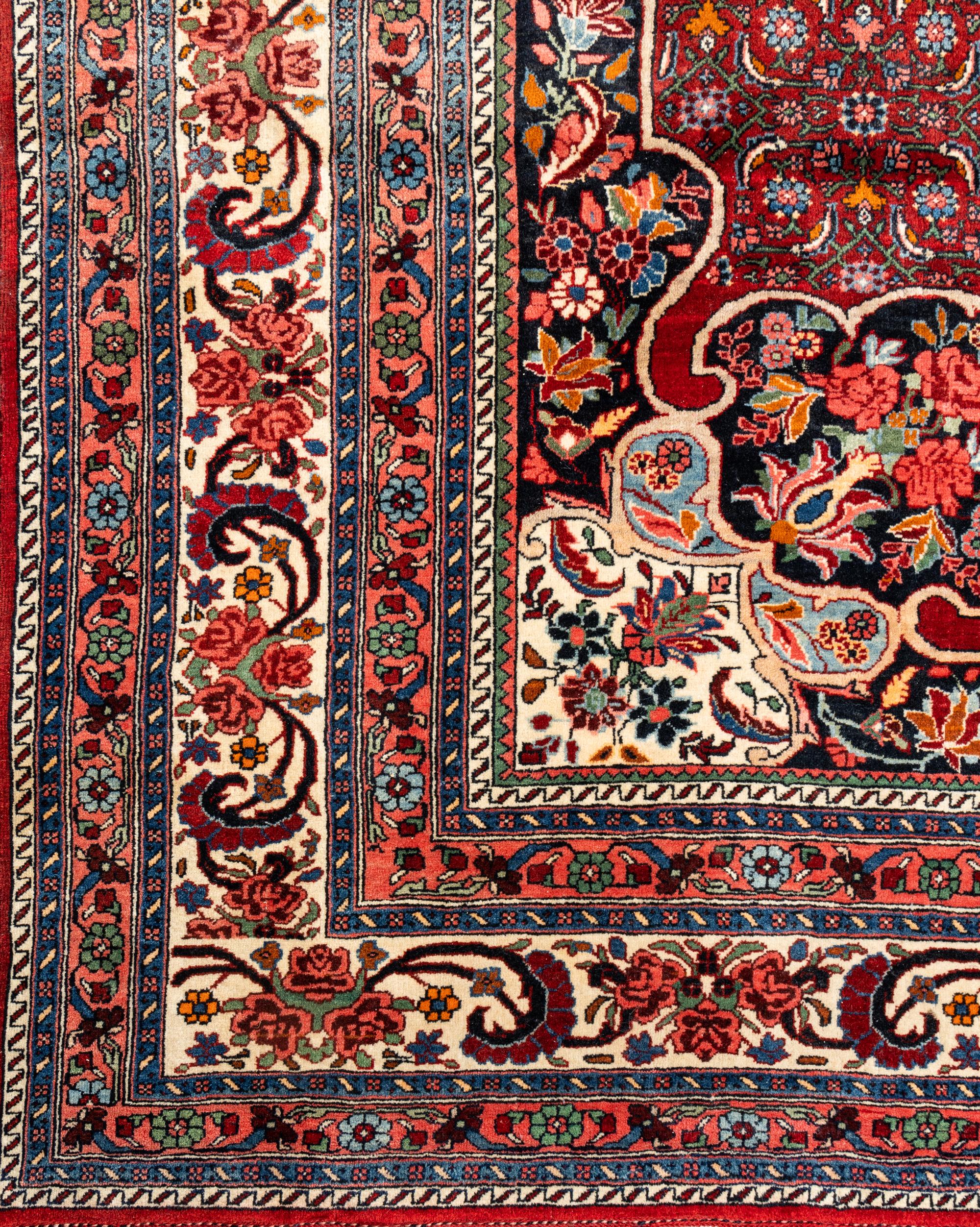 A Meshed Wool Rug