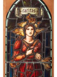 Caritas Stained Glass Window