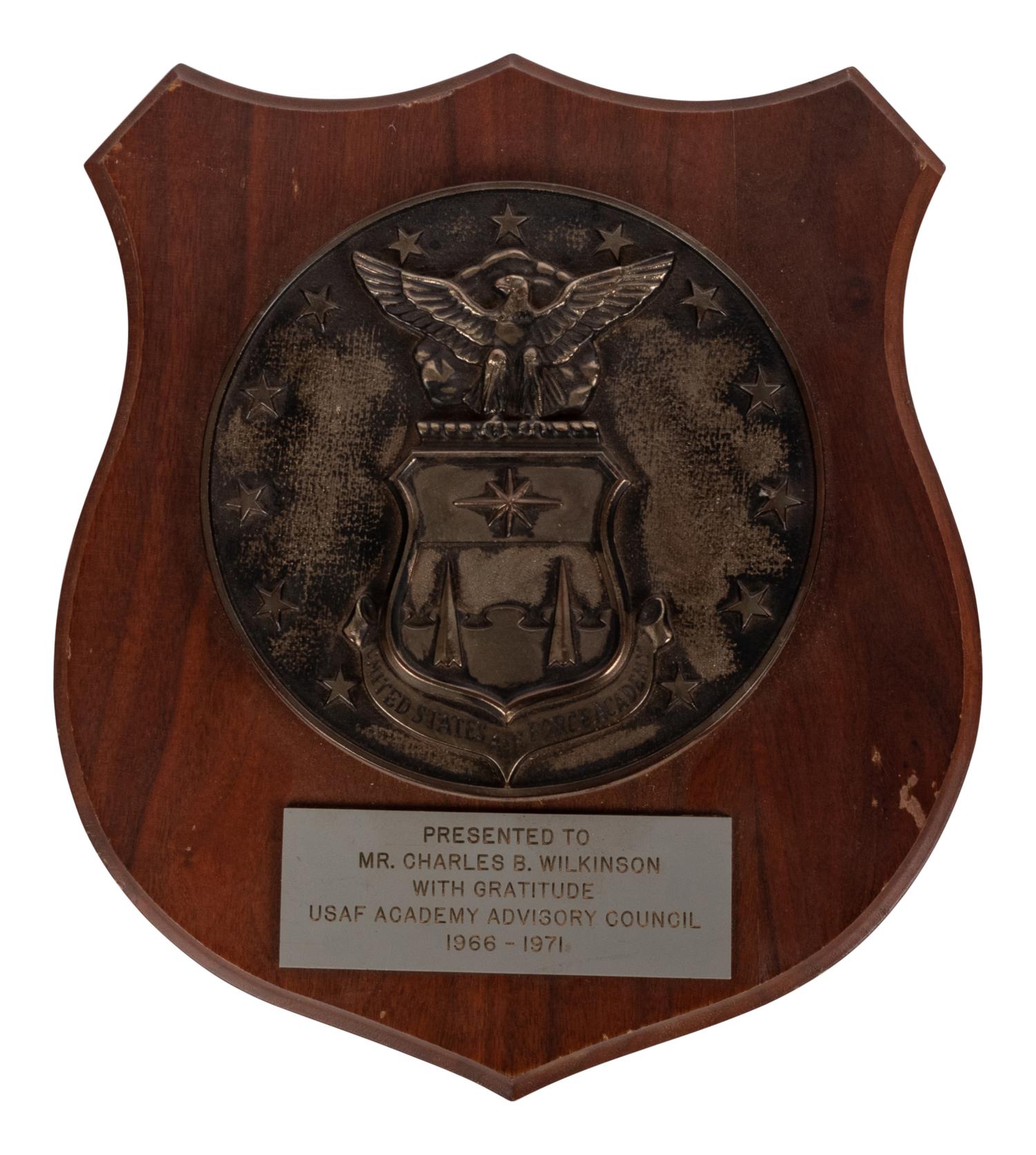 A Group of a USAF Academy Advisory Council and 1992 U.S. Navy Preflight Schools Awards Presented to Hall of Fame Oklahoma Football Coach Bud Wilkinson and a 16mm American Red Cross National Water Safety Test PSA Film