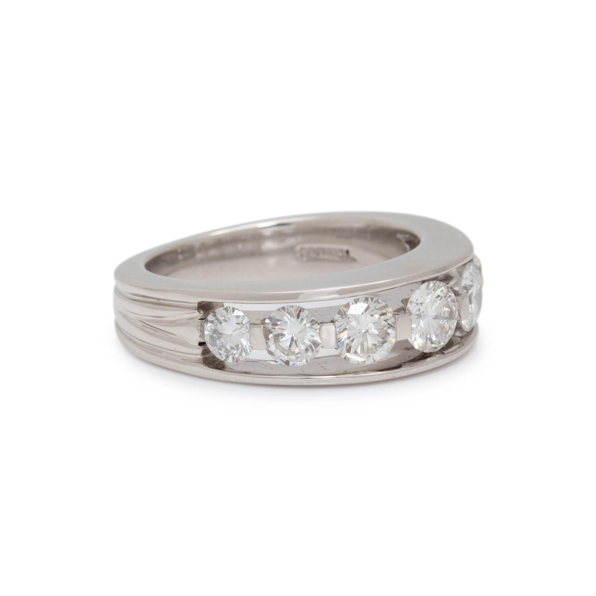 PLATINUM AND DIAMOND RING