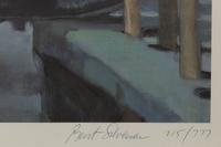 A 1990s Mickey Mantle Signed Bruce Silverman Lithograph,
