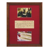 [Declaration of Independence] Sherman, Roger. Autograph Letter, signed.