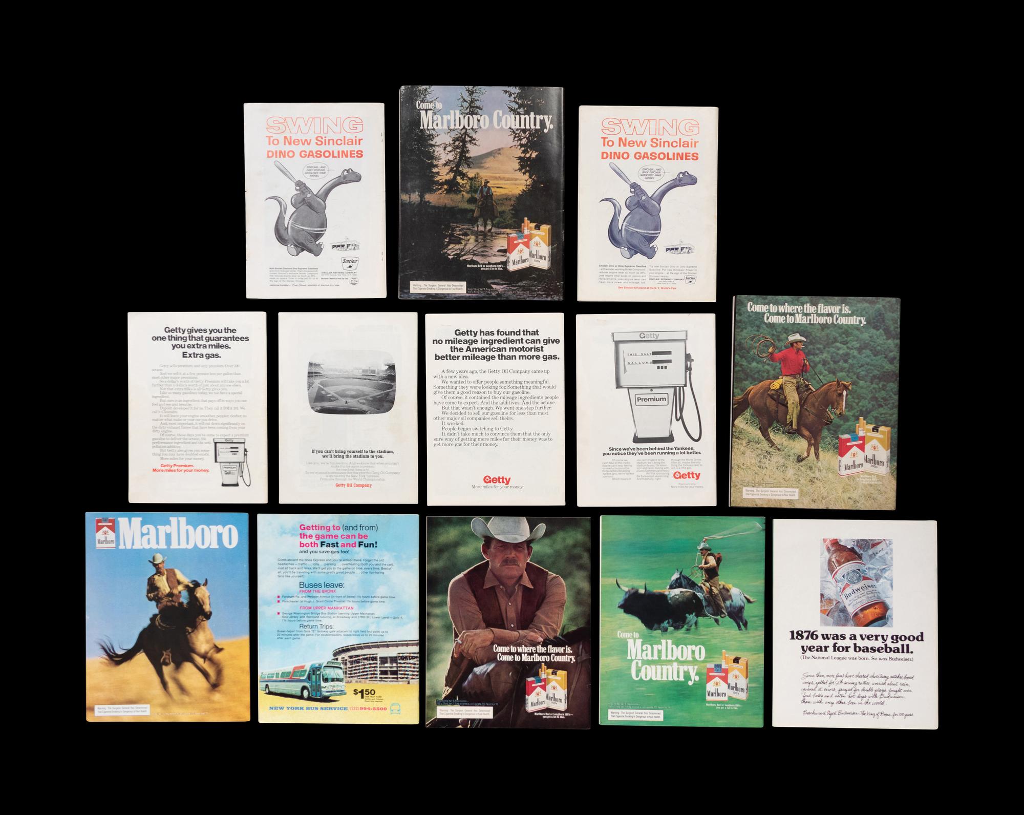 A Group of 22 New York Yankees 1960s - 1980s Publications from Yankees Stadium,