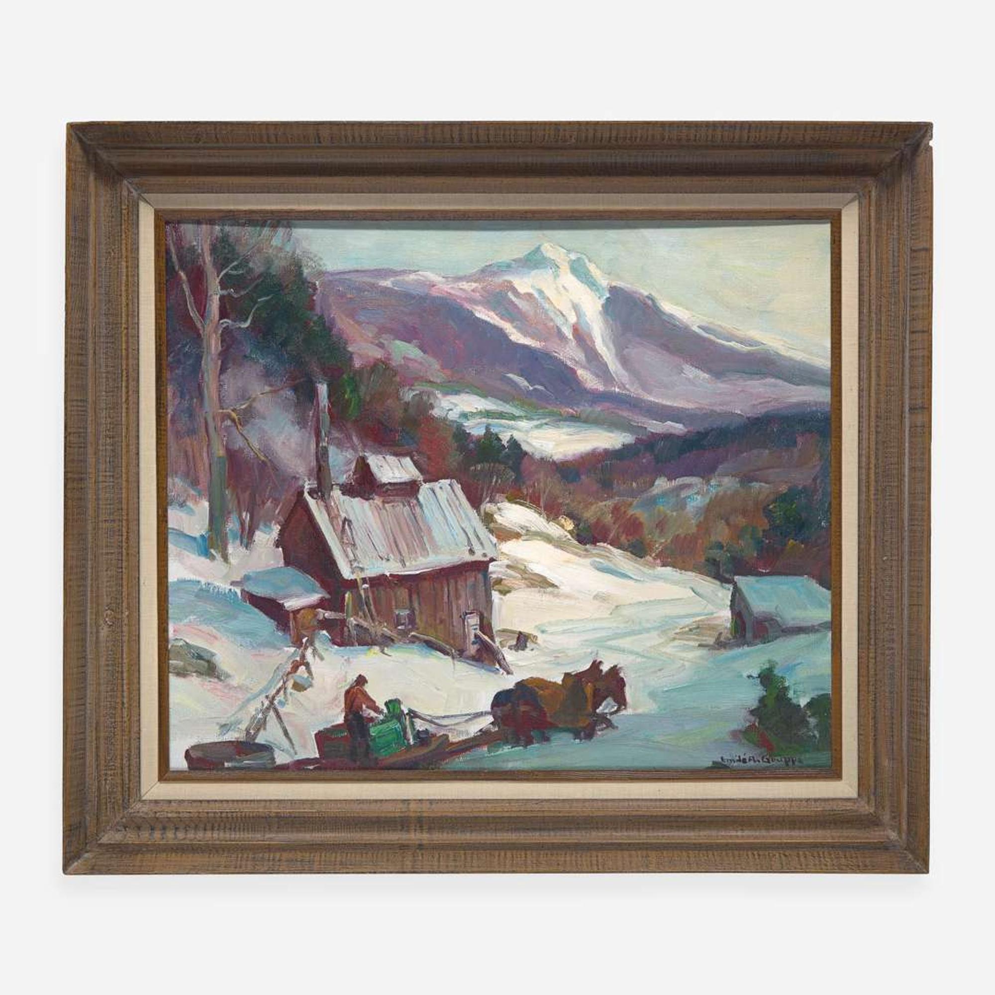 Emile Albert Gruppe (American, 1896–1978) Sugaring Vermont