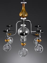 Chandelier Boda Glasbruk/Boda Smide, Sweden