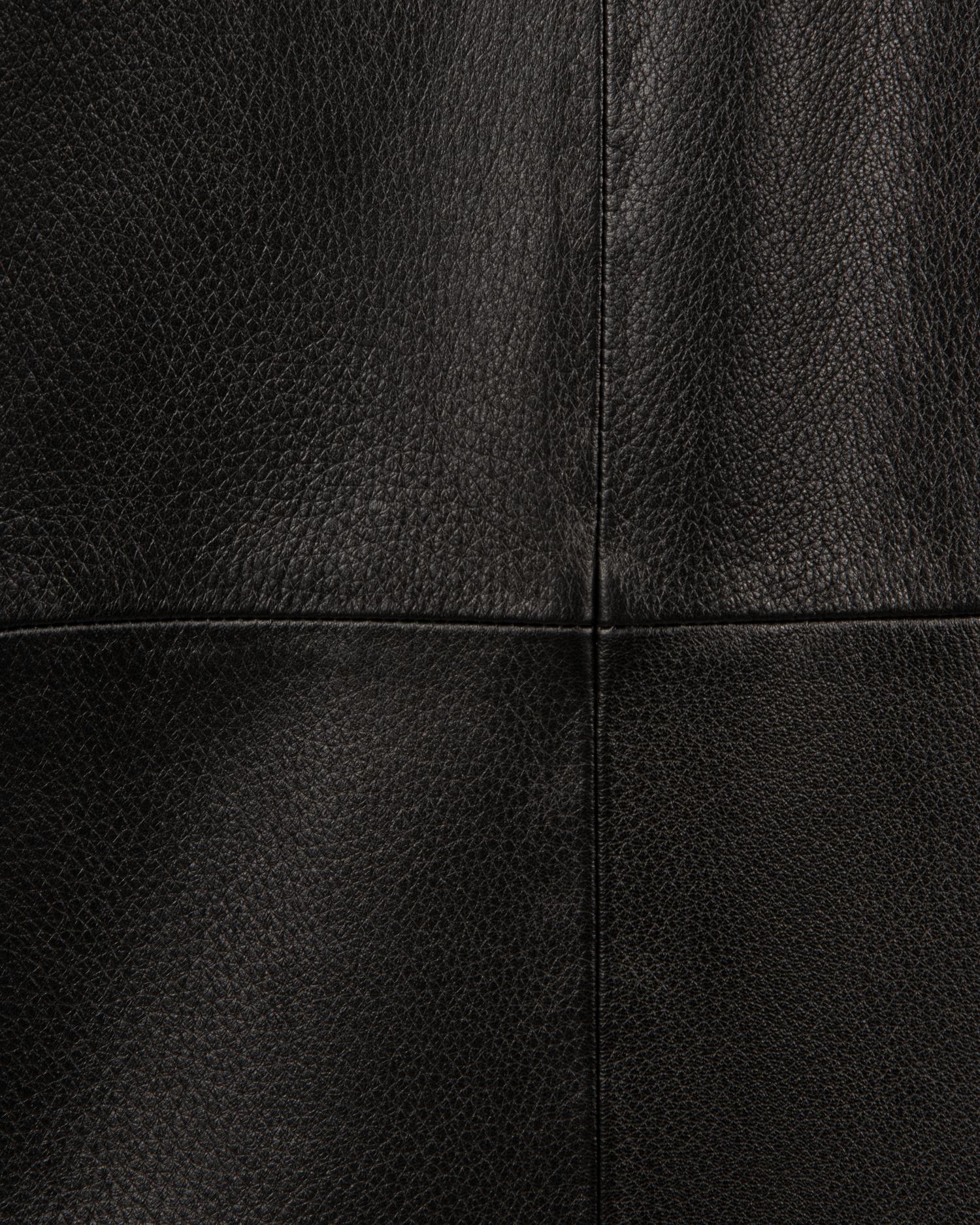 The Row Deerskin Leather Wrap Coat