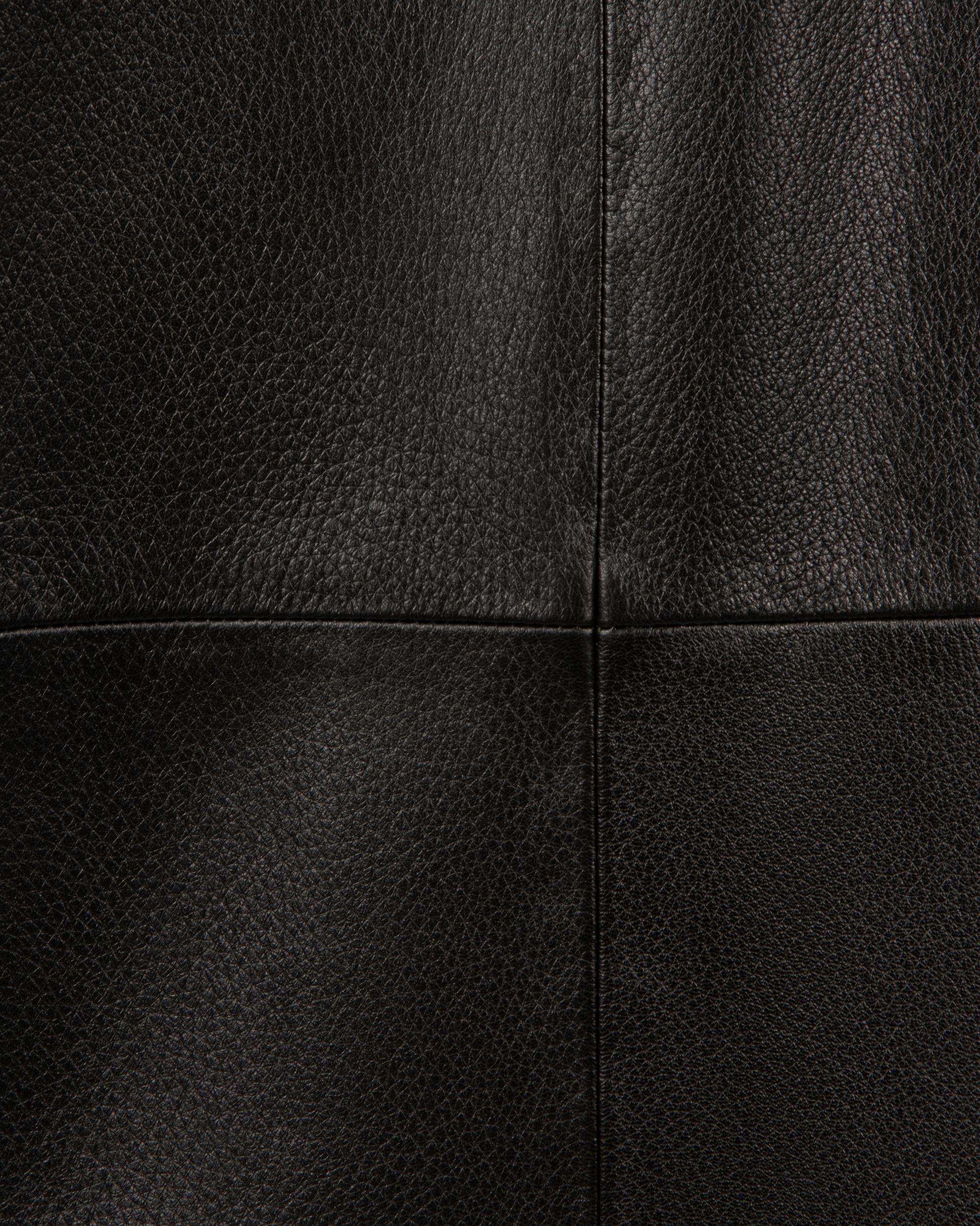 The Row Deerskin Leather Wrap Coat