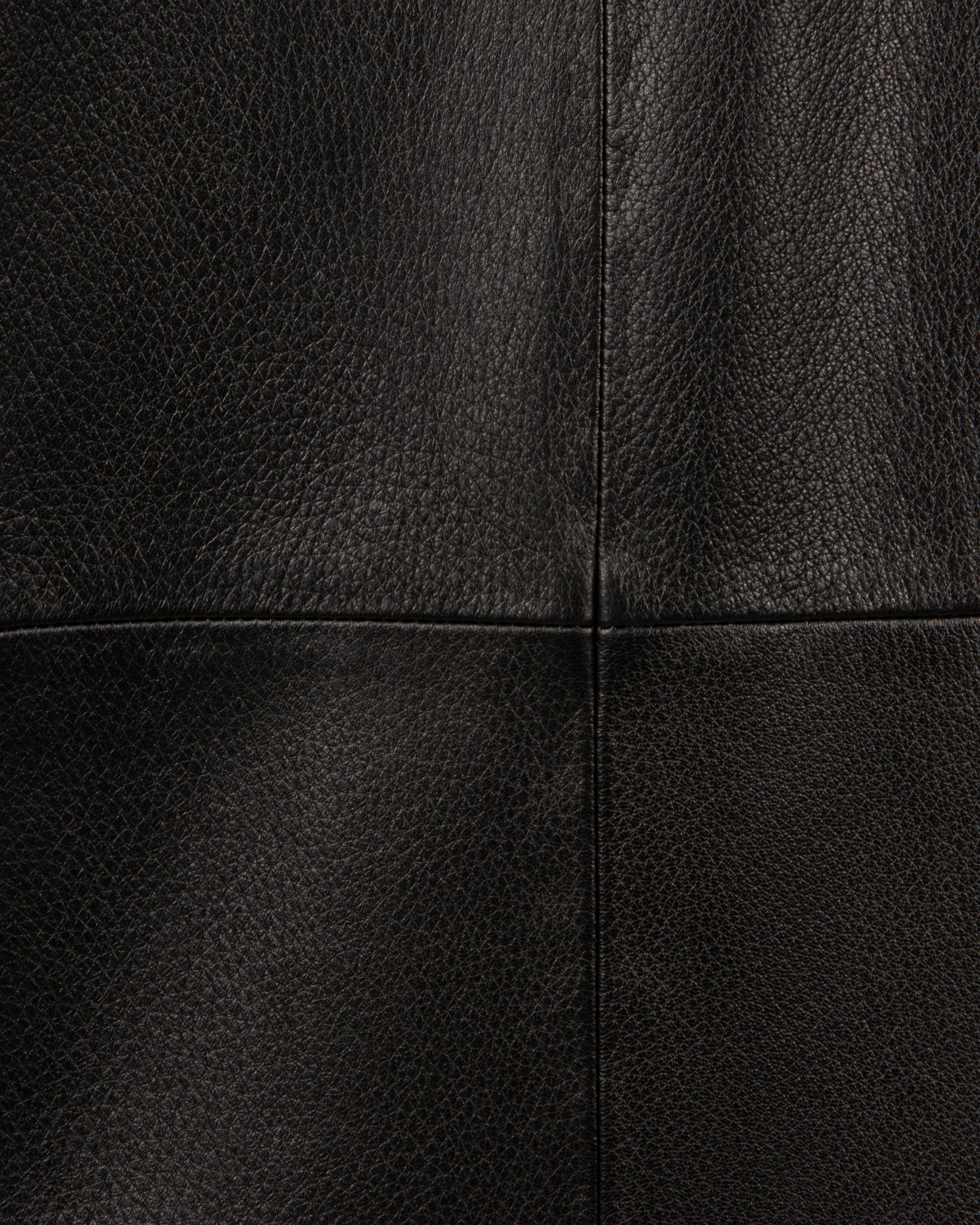 The Row Deerskin Leather Wrap Coat