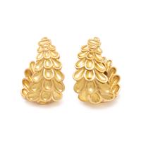 WANDER, FRENCH, YELLOW GOLD EARCLIPS