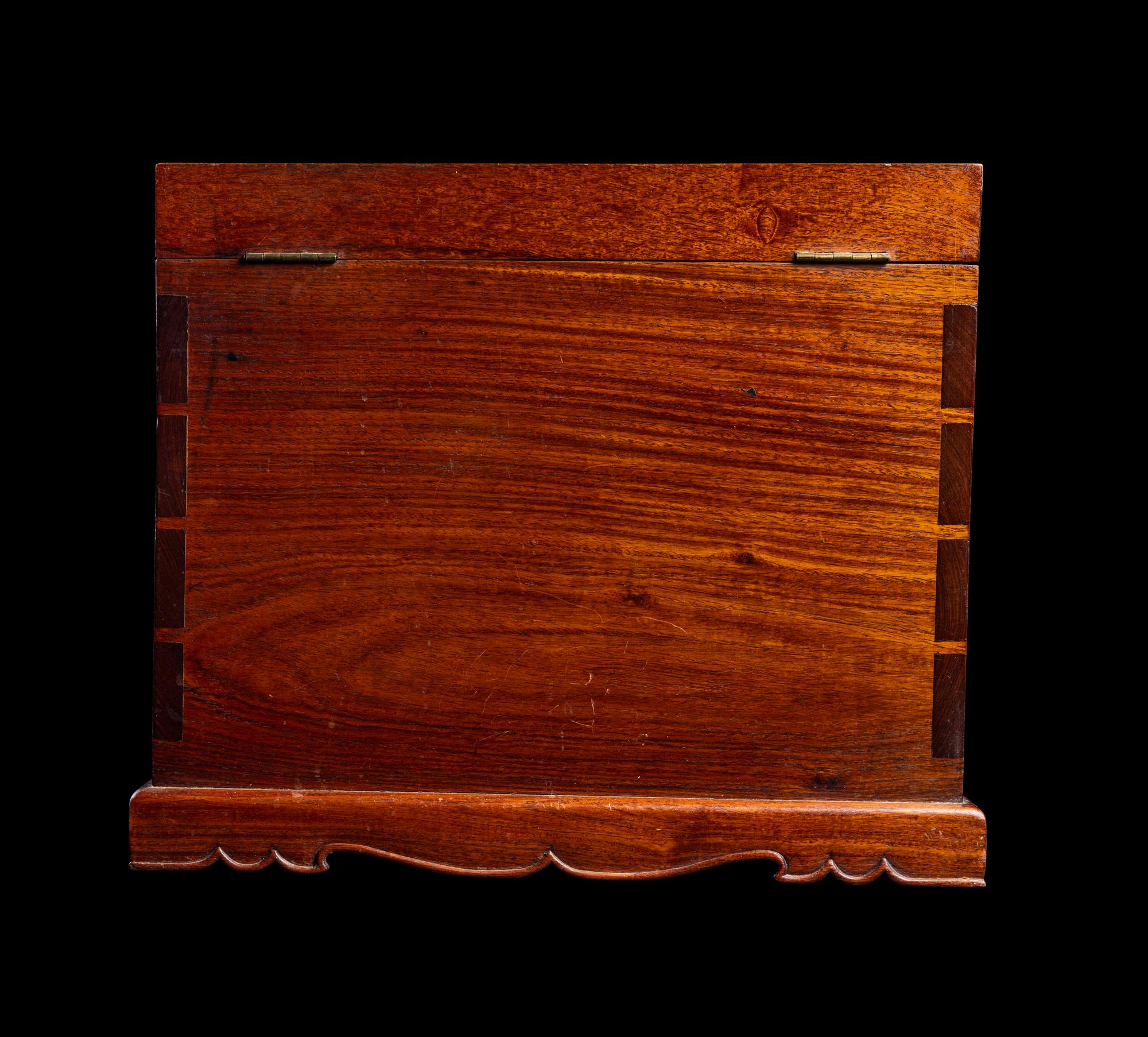 A Chinese Huali Wood Seal Chest